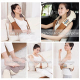 "Portable Shiatsu Back Neck Shoulders and Full Body Massager With Heat"